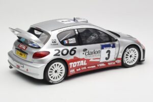 Peugeot 206 WRC #3 G. Panizzi / H. Panizzi Rally Tour de Corse 2002 Otto 1:18 OT1085 Vaik - pilt 2/6