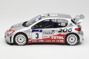 Peugeot 206 WRC #3 G. Panizzi / H. Panizzi Rally Tour de Corse 2002 Otto 1:18 OT1085 Vaik - pilt 3/6