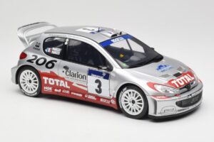 Peugeot 206 WRC #3 G. Panizzi / H. Panizzi Rally Tour de Corse 2002 Otto 1:18 OT1085 Vaik - pilt 4/6