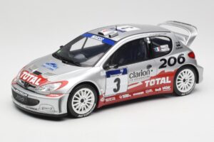 Peugeot 206 WRC #3 G. Panizzi / H. Panizzi Rally Tour de Corse 2002 Otto 1:18 OT1085 Vaik