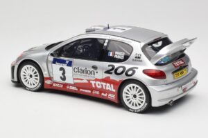 Peugeot 206 WRC #3 G. Panizzi / H. Panizzi Rally Tour de Corse 2002 Otto 1:18 OT1085 Vaik - pilt 5/6
