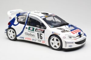 Peugeot 206 WRC G. Panizzi / H. Panizzi Tour de Corse 1999 Otto 1:12 G081 Vaik - pilt 4/6