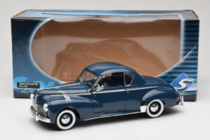 Peugeot 302 Coupe Sinine Solido 1:18 8168 Metall - pilt 8/8