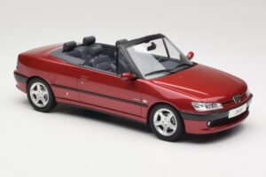 Peugeot 306 Kabriolett Punane Otto 1:18 OT042 Vaik - pilt 4/6