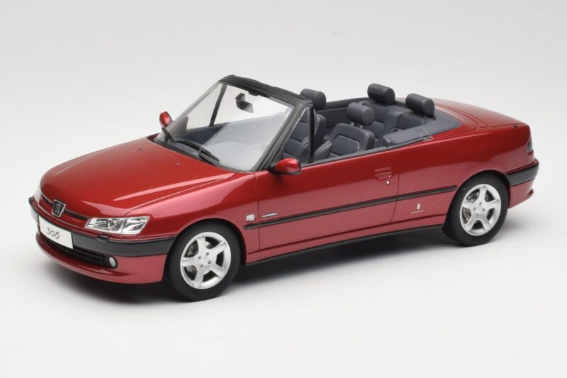 Peugeot 306 Kabriolett Punane Otto 1:18 OT042 Vaik