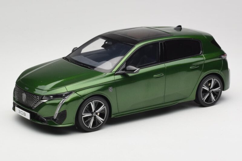 Peugeot 308 GT Olivine Green Otto 1:18 OT458 Vaik