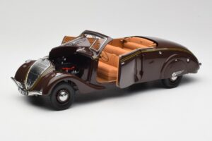 Peugeot 402 Eclipse Šokolaad Norev 1:18 184873 Metall - pilt 2/12