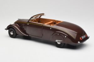 Peugeot 402 Eclipse Šokolaad Norev 1:18 184873 Metall - pilt 9/12