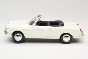 Peugeot 404 Kabriolett Valge Norev 1:18 184746 Metall - pilt 4/8