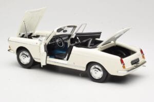 Peugeot 404 Kabriolett Valge Norev 1:18 184746 Metall - pilt 5/8