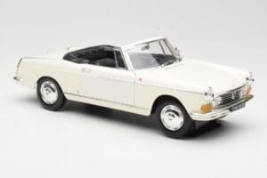 Peugeot 404 Kabriolett Valge Norev 1:18 184746 Metall - pilt 6/8