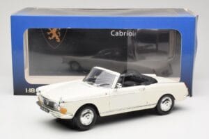 Peugeot 404 Kabriolett Valge Norev 1:18 184746 Metall - pilt 8/8