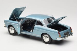 Peugeot 404 Coupe Sinine Norev 1:18 184745 Metall - pilt 5/8