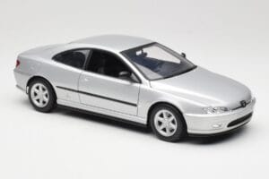 Peugeot 406 Coupe Hõbedane Gate 1:18 01024 Metall - pilt 6/8