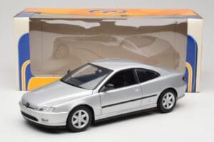 Peugeot 406 Coupe Hõbedane Gate 1:18 01024 Metall - pilt 8/8