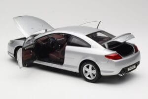 Peugeot 407 Coupe Hõbedane Norev 1:18 184747 Metall - pilt 5/8