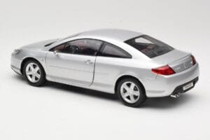 Peugeot 407 Coupe Hõbedane Norev 1:18 184747 Metall - pilt 7/8