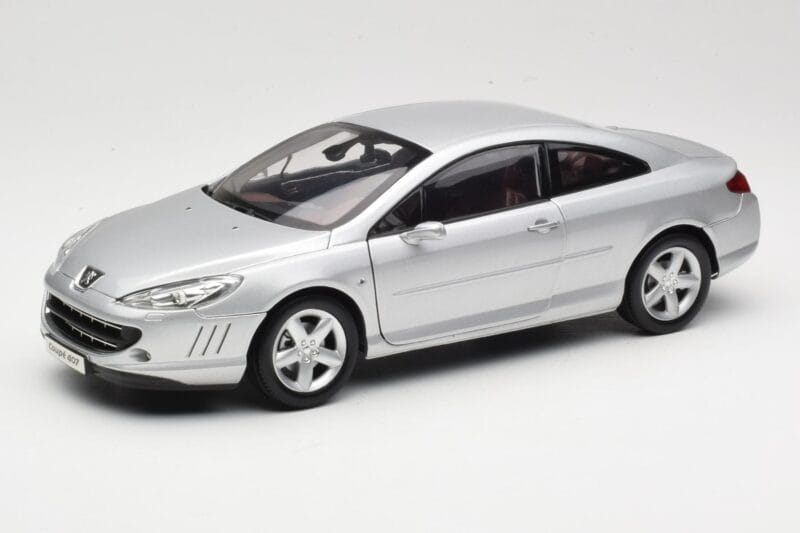 Peugeot 407 Coupe Hõbedane Norev 1:18 184747 Metall