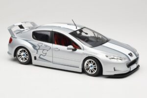 Peugeot 407 Racing Hõbedane Solido 1:18 90642 Metall - pilt 6/8