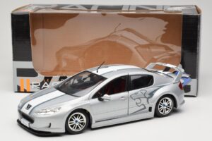 Peugeot 407 Racing Hõbedane Solido 1:18 90642 Metall - pilt 8/8