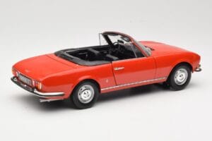 Peugeot 504 Kabriolett Punane Norev 1:18 184754 Metall - pilt 3/8