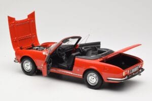 Peugeot 504 Kabriolett Punane Norev 1:18 184754 Metall - pilt 5/8