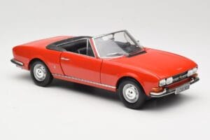 Peugeot 504 Kabriolett Punane Norev 1:18 184754 Metall - pilt 6/8