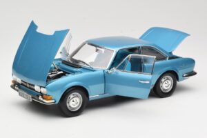Peugeot 504 Coupe Sinine Norev 1:18 184755 Metall - pilt 2/8
