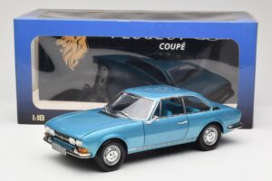Peugeot 504 Coupe Sinine Norev 1:18 184755 Metall - pilt 8/8