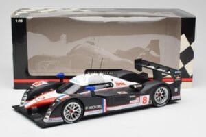Peugeot 908 HDi LMP1 #8 S. Sarrazin / P. Lamy / S. Bourdais 24 Hours of Le Mans 2nd 2007 Minichamps 1:18 150071208 Metall - pilt 6/6