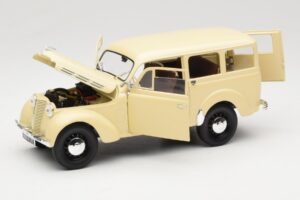 Peugeot Partner Moka Brown Norev 1:18 184894 Metall - pilt 2/8