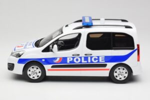 Peugeot Partner Police Sinine Norev 1:18 184891 Metall - pilt 3/6