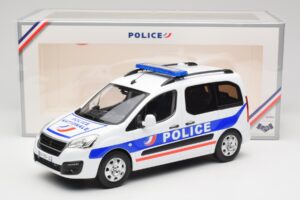 Peugeot Partner Police Sinine Norev 1:18 184891 Metall - pilt 6/6