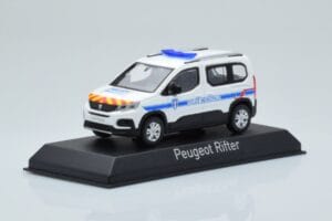 Peugeot Rifter Police Municipale Valge Norev 1:43 479067 Metall - pilt 2/4