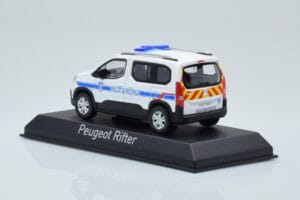 Peugeot Rifter Police Municipale Valge Norev 1:43 479067 Metall - pilt 3/4