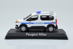 Peugeot Rifter Police Municipale Valge Norev 1:43 479067 Metall