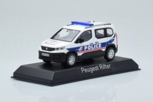 Peugeot Rifter Police Nationale Valge Norev 1:43 479065 Metall - pilt 2/4