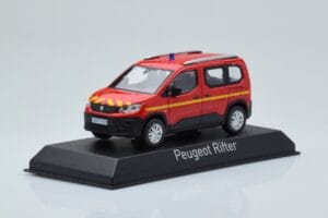 Peugeot Rifter Pompiers Punane Norev 1:43 479069 Metall - pilt 2/4