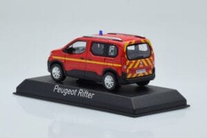 Peugeot Rifter Pompiers Punane Norev 1:43 479069 Metall - pilt 3/4