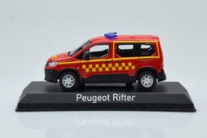 Peugeot Rifter Sapeurs Pompiers Punane Norev 1:43 479071 Metall