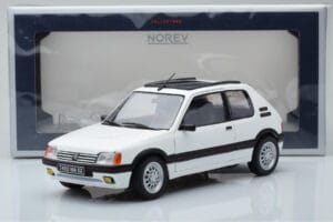 Peugeot 205 GTi 1.6 Valge Norev 1:18 184849 Metall - pilt 8/8