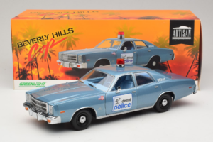 Plymouth Fury Beverly Hills PD Sinine GreenLight 1:18 19069 Metall - pilt 8/8