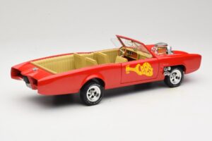 Pontiac GTO Monkeemobile Punane ERTL 1:18 33150 Metall - pilt 3/8
