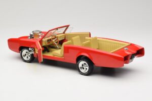 Pontiac GTO Monkeemobile Punane ERTL 1:18 33150 Metall - pilt 5/8