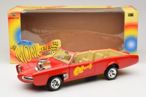 Pontiac GTO Monkeemobile Punane ERTL 1:18 33150 Metall - pilt 8/8