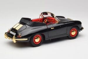 Porsche 356B Kabriolett Must Bburago 1:18 3031D Metall - pilt 3/8