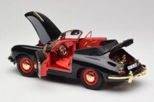 Porsche 356B Kabriolett Must Bburago 1:18 3031D Metall - pilt 5/8