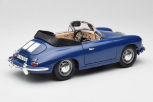 Porsche 356B Kabriolett Sinine Bburago 1:18 3051 Metall - pilt 3/8