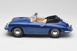 Porsche 356B Kabriolett Sinine Bburago 1:18 3051 Metall - pilt 4/8
