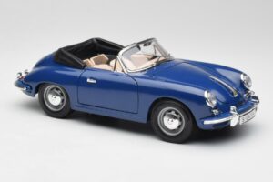 Porsche 356B Kabriolett Sinine Bburago 1:18 3051 Metall - pilt 6/8